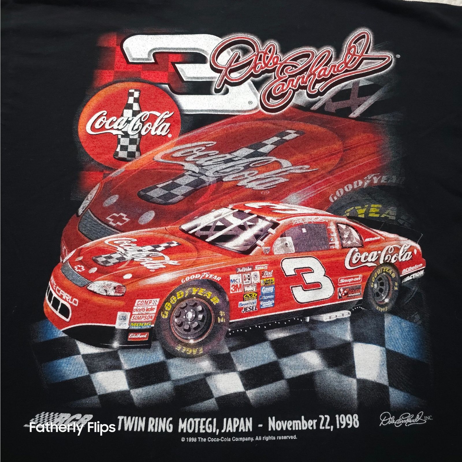 Coca Cola Vtg 1998 Dale Earnhardt Coca Cola Japan NASCAR Shirt Size L Size US L / EU 52-54 / 3 - 3 Thumbnail