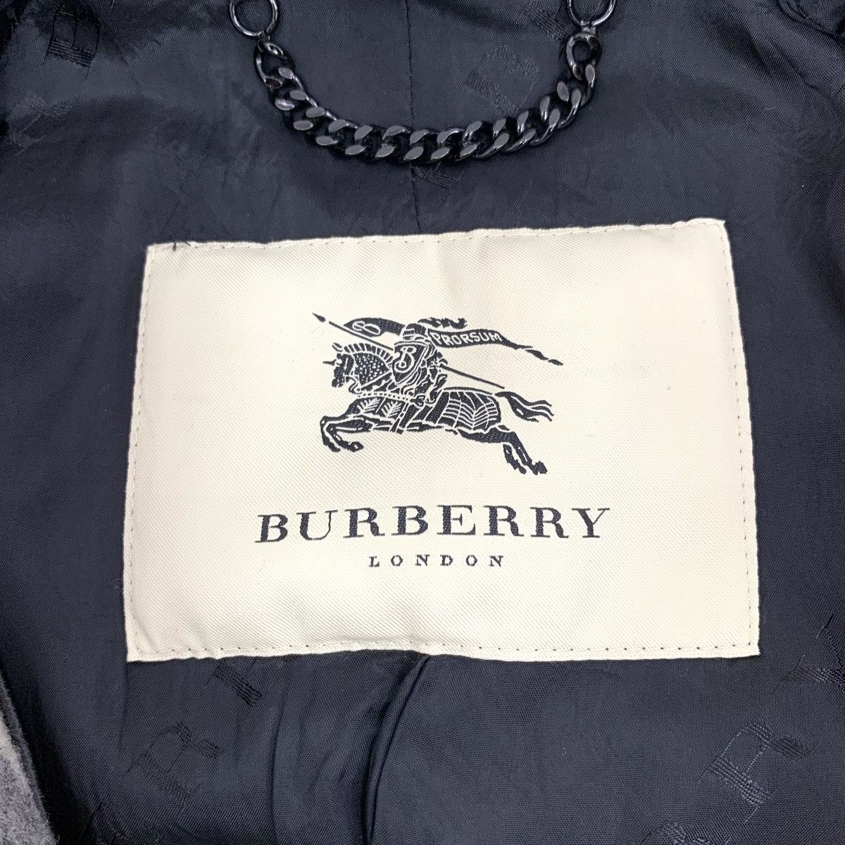 Burberry Burberry Bbr Colorblocked Striped Gradient Wool Coat Size M / US 6-8 / IT 42-44 - 5 Thumbnail