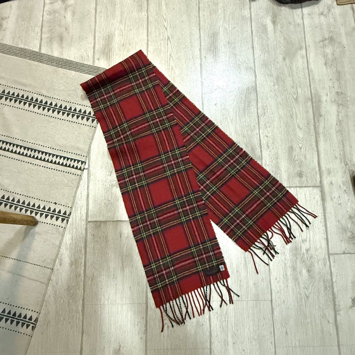 Dr. Martens Vintage DR Martens Wool Scarf Scotland tartan Burberry vibe Size ONE SIZE - 3 Thumbnail