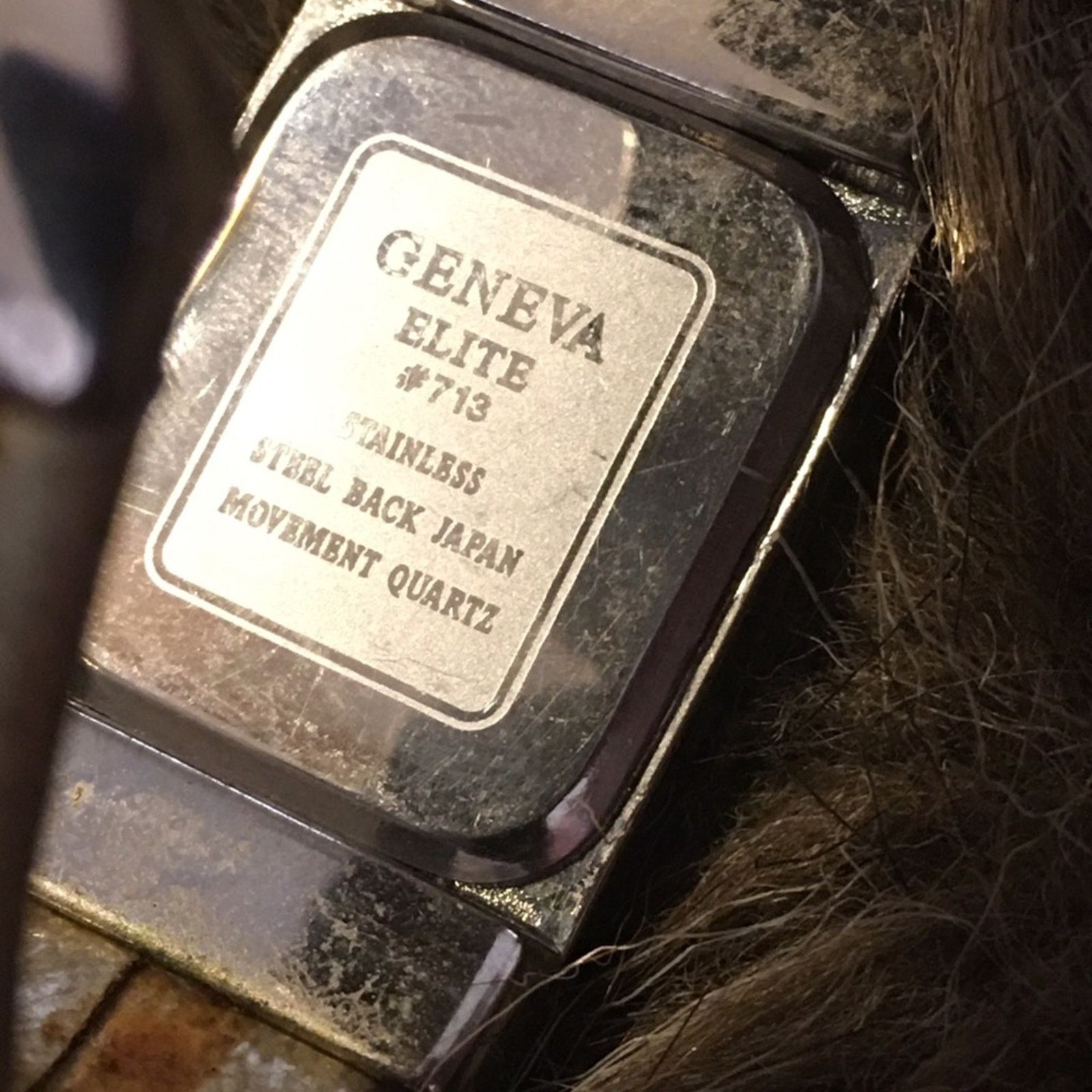 Geneva Ladies Geneva Elite #713 gray band cuff watch Size ONE SIZE - 8 Thumbnail