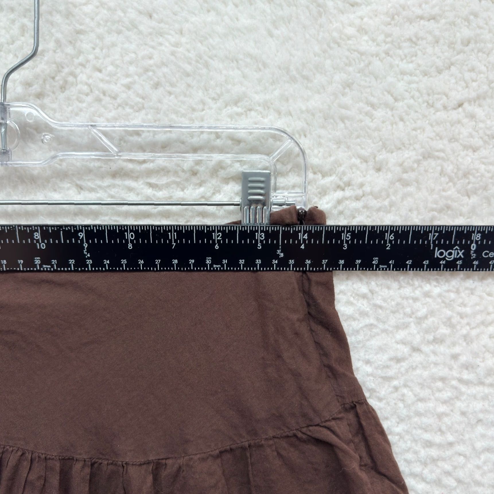 Jones New York VINTAGE Jones New York Y2K Prairie Midi Skirt 6 Medium Brown Boho Fairy Grunge Whimsigoth Womens Size 28" / US 6 / IT 42 - 7 Thumbnail