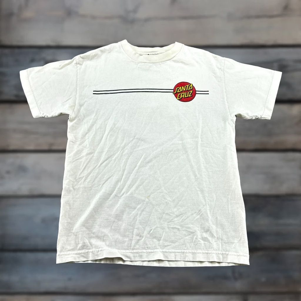 Vintage VINTAGE NHS Shirt Mens M White Cotton Distressed Gothic 90s Cars Logo Short Sleeve Crew Neck Size US M / EU 48-50 / 2 - 1 Thumbnail