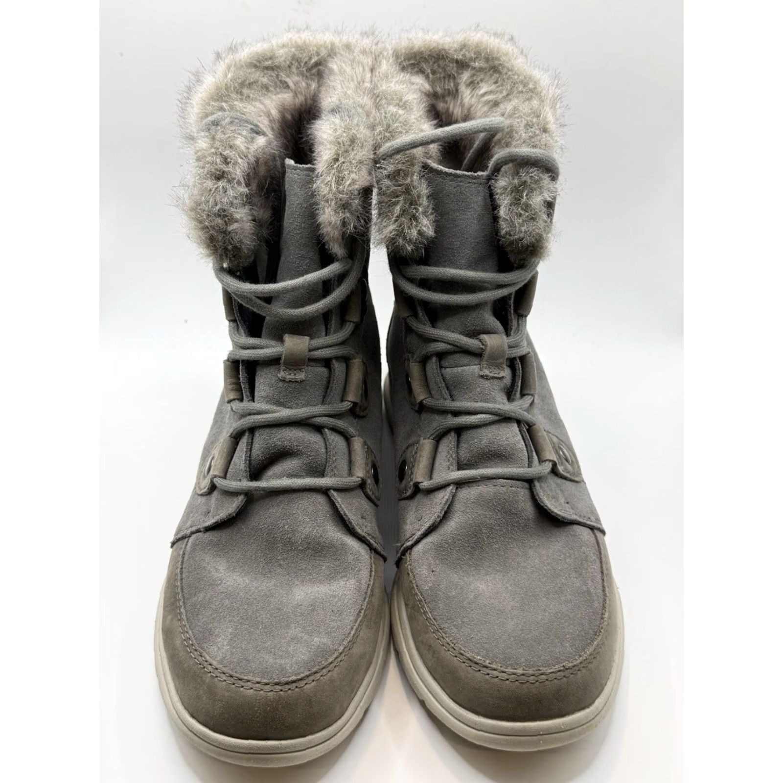 SOREL Sorel Women’s Waterproof Boot Explorer Joan Gray Size 8.5 Size US 7 / IT 37 - 4 Thumbnail