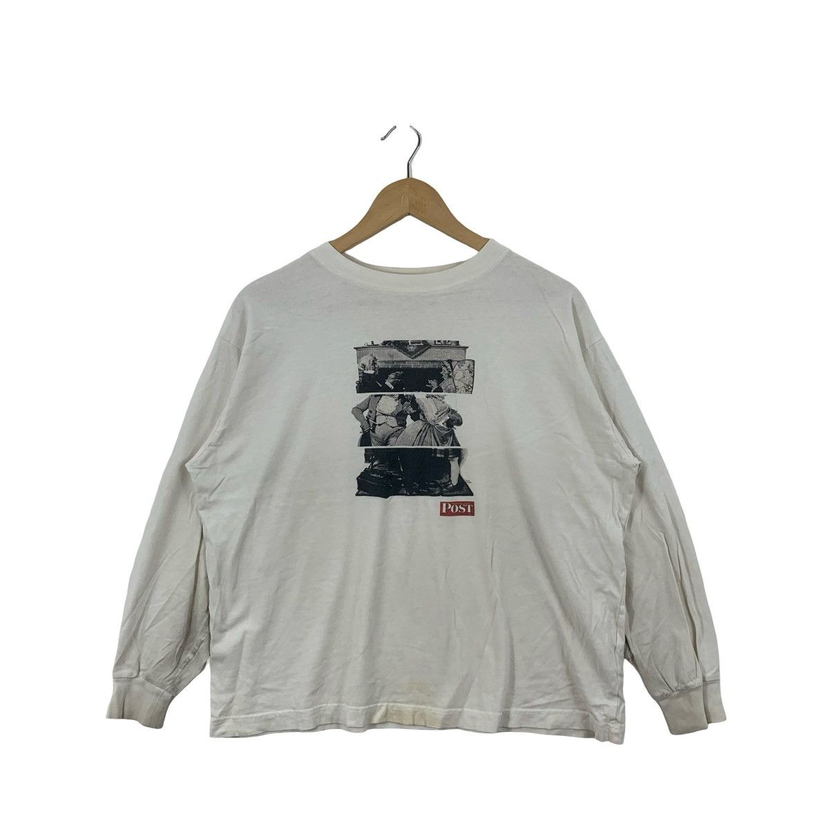 Other YE LiBARE Monochrome Collage Design Long Sleeve Tee Shirt Size US L / EU 52-54 / 3 - 3 Thumbnail