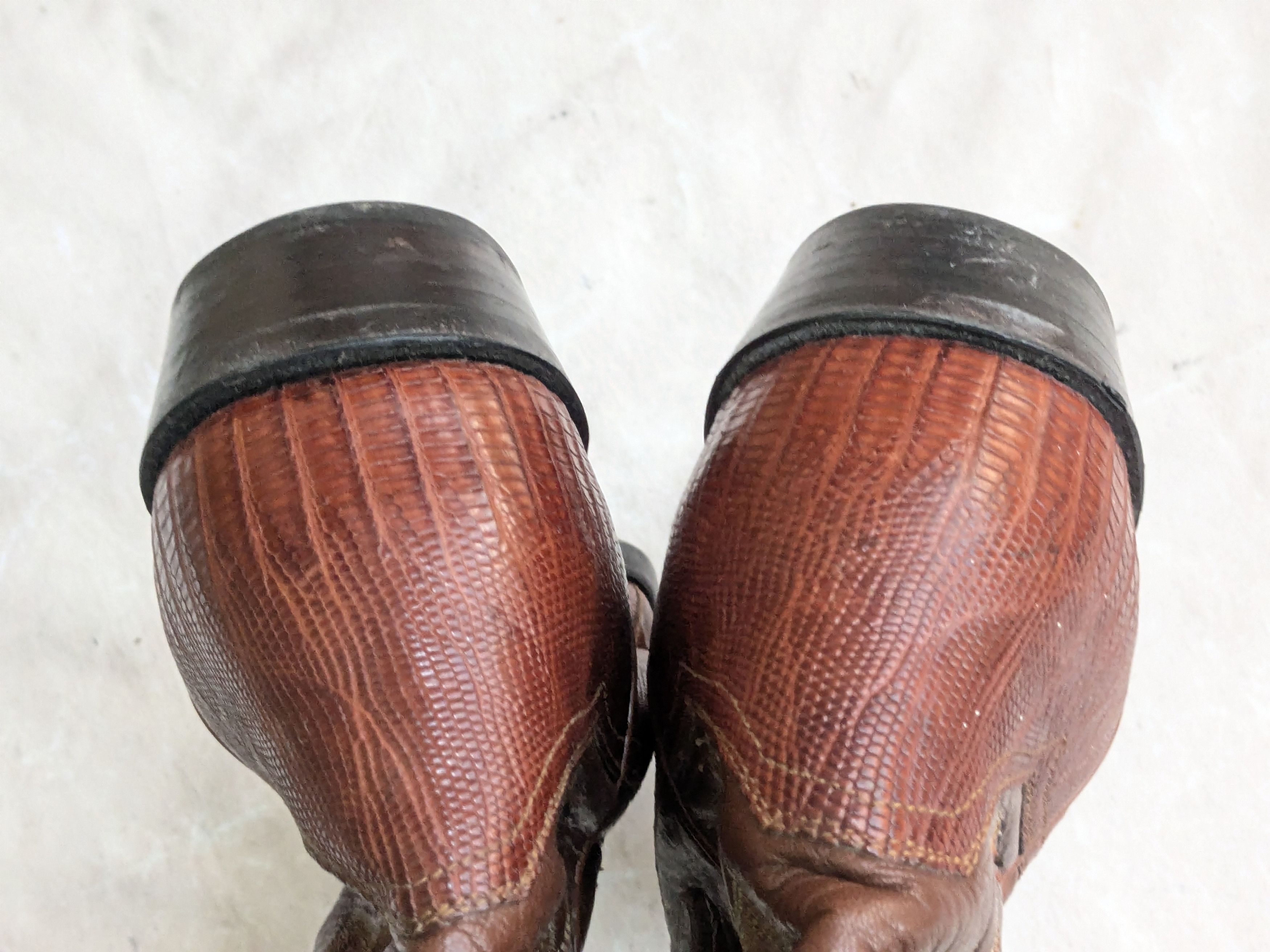 Panhandle Slim Panhandle Slim Cowboy Boots Brown Lizard Leather 11 D Size US 11 / EU 44 - 9 Thumbnail