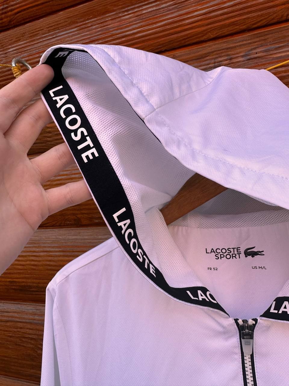 Lacoste Lacoste Light Zipper Jacket Size US L / EU 52-54 / 3 - 4 Thumbnail