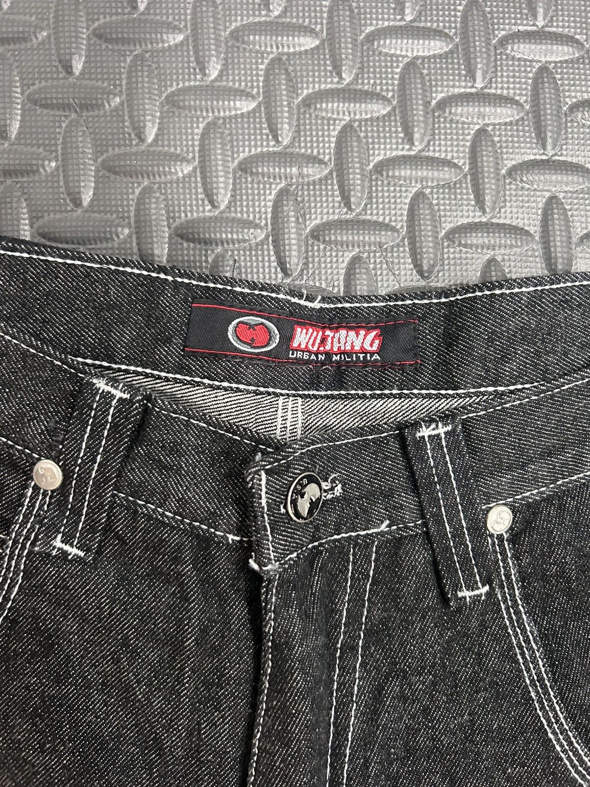 Wu-Tang Clan Wu-Tang x Skateboarder “HIP HOP” Raw Denim Jeans (Deadstock) Size US 32 / EU 48 - 2 Thumbnail