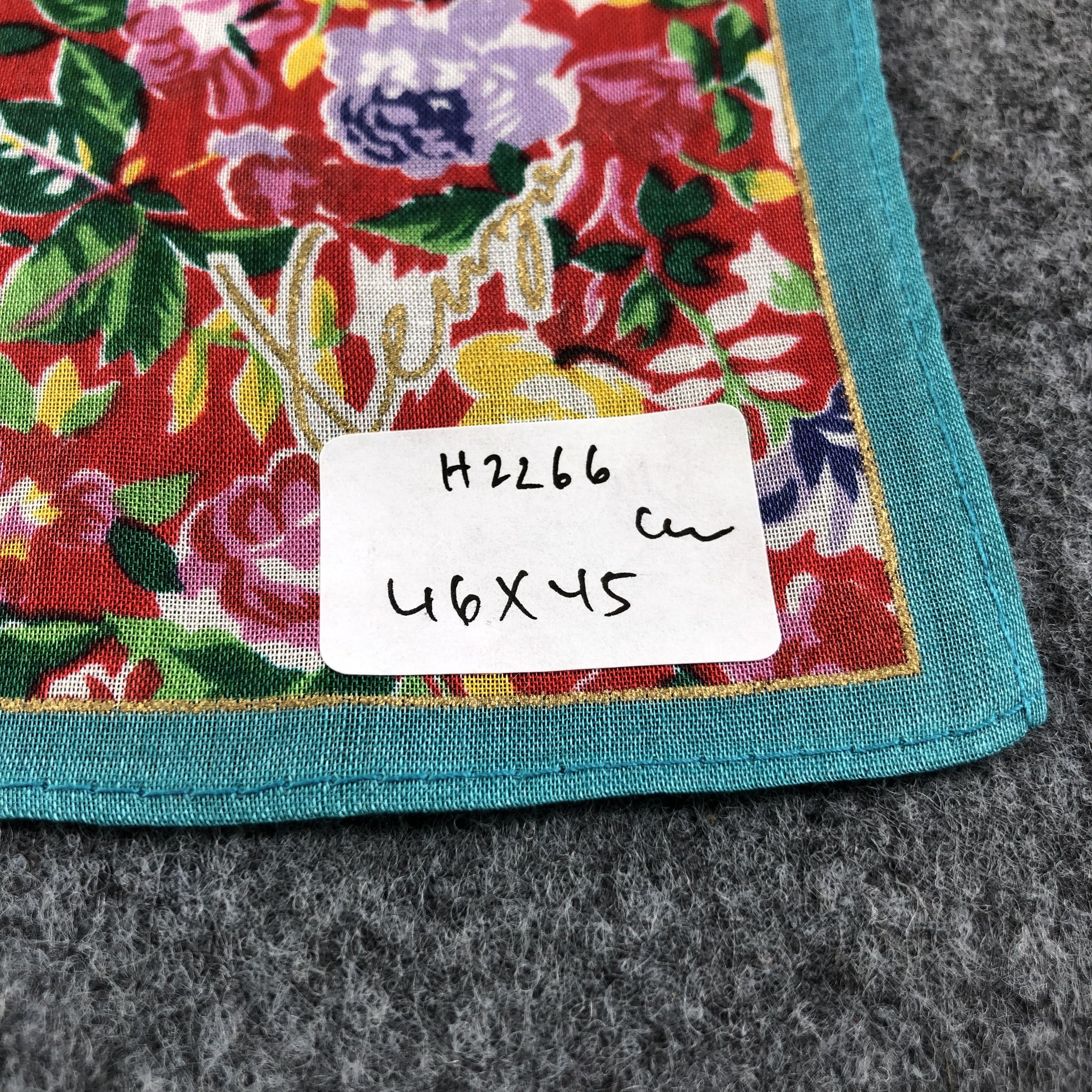 Kenzo Kenzo Floral Handkerchief Neckerchief Bandana H2266 Size ONE SIZE - 5 Thumbnail