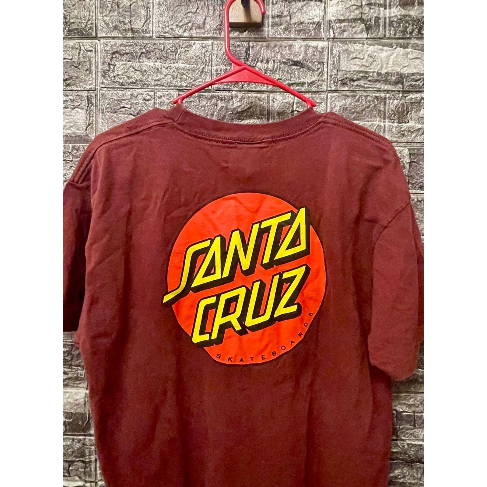 Santa Cruz Skateboards Santa Cruz Skateboards Red Dot Logo T-Shirt, L / Maroon Size US L / EU 52-54 / 3 - 3 Thumbnail