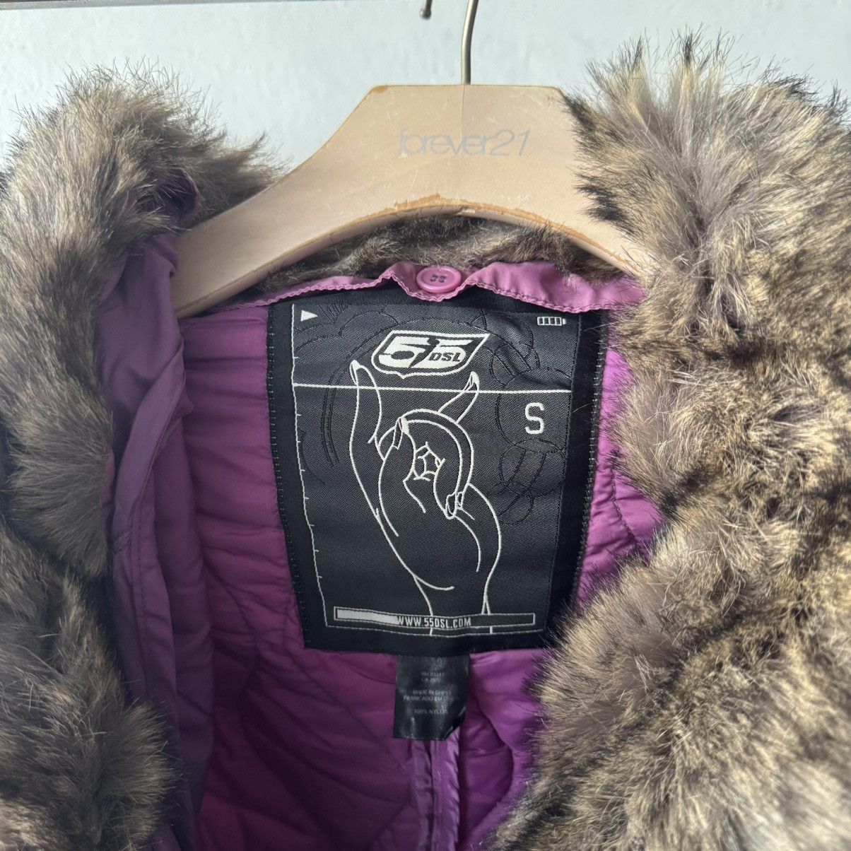 If Six Was Nine Diesel Fur Gradient Asymmetrical Puffer Jacket Size S / US 4 / IT 40 - 9 Thumbnail