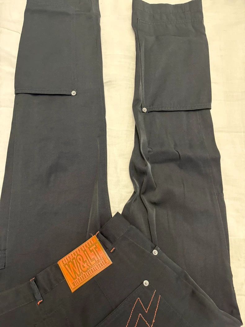Walter Van Beirendonck walter van beirendonck size s Black workwear trousers Size US 28 / EU 44 - 4 Thumbnail
