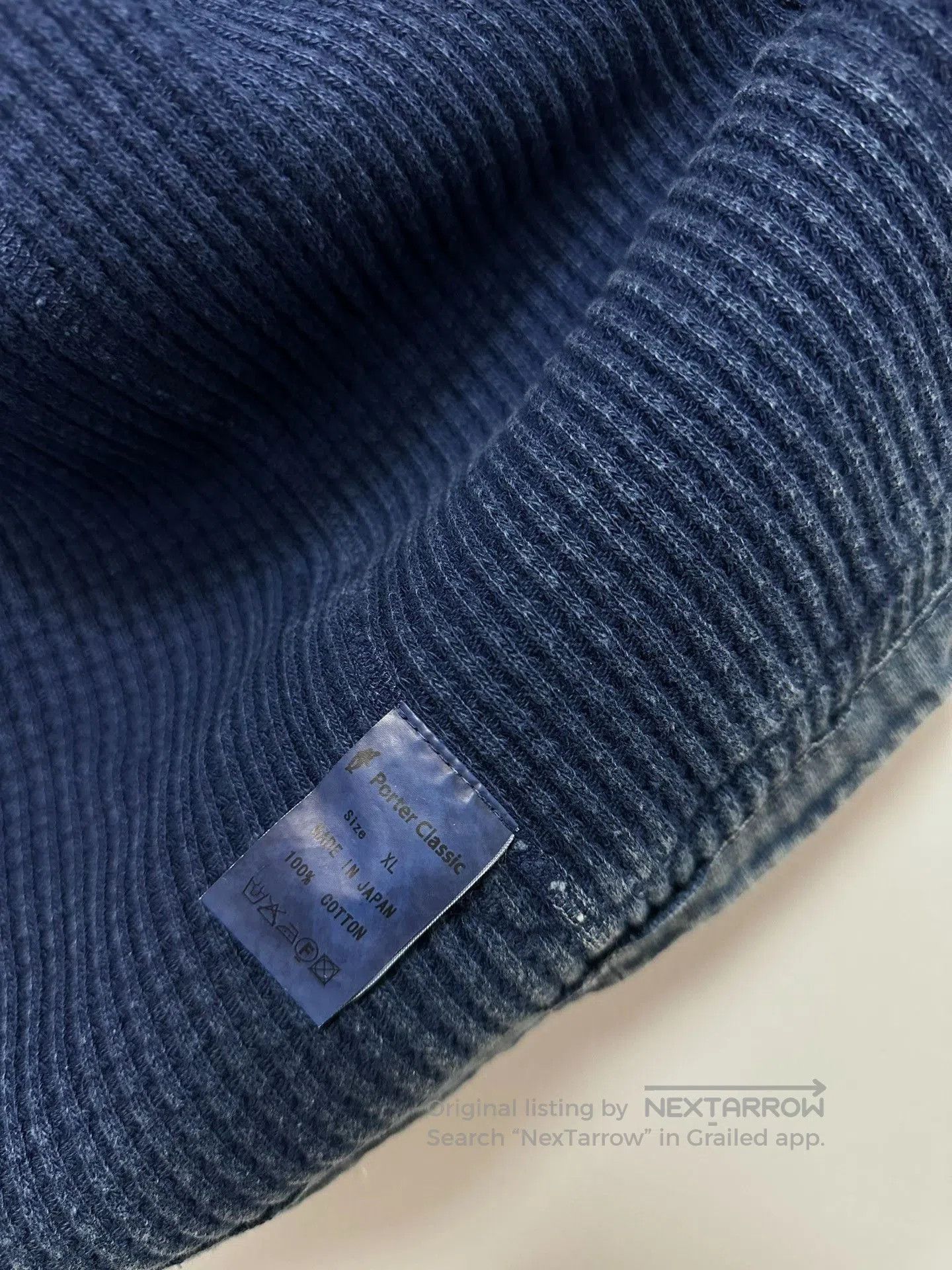 Porter Classic PORTER CLASSIC Indigo Double. Size US XL / EU 56 / 4 - 8 Thumbnail