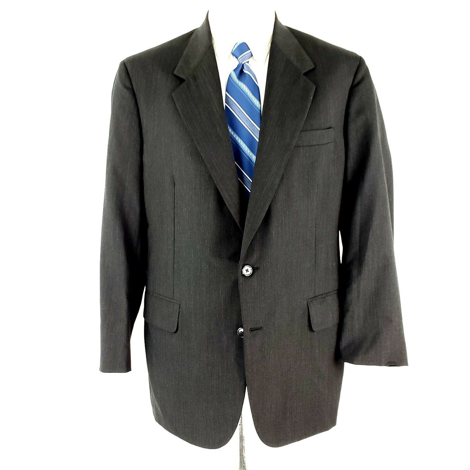 Savile Row Holland & Sherry Savile Row Tom James Wool 2 Button Blazer 4 Size 40R - 3 Thumbnail