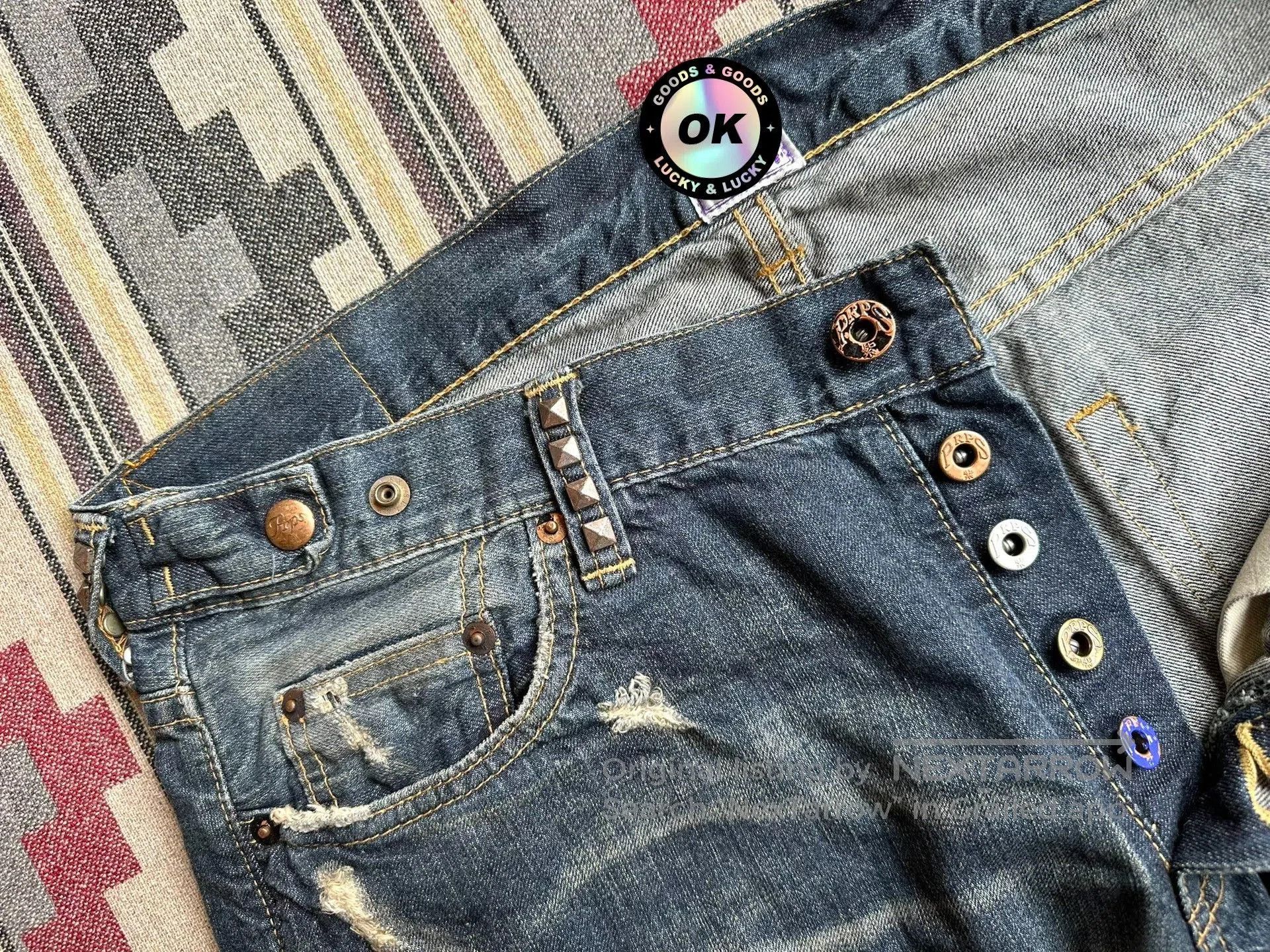 Prps Prps Heavy Washed Distressed Jeans. Size US 34 / EU 50 - 3 Thumbnail
