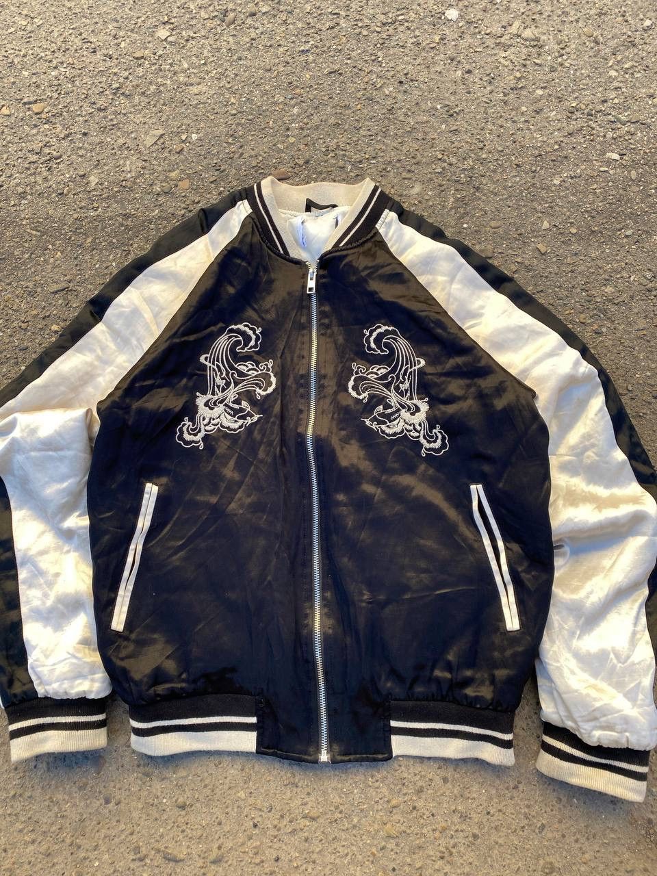 Japanese Brand × Vintage Vintage Ed Hardy style japanese bomber jacket Size US M / EU 48-50 / 2 - 4 Thumbnail