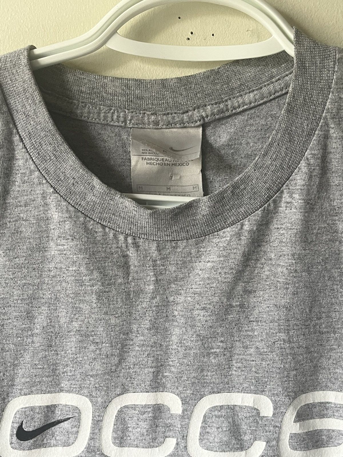 Nike × Vintage Y2K Nike Soccer Swoosh T-shirt Size US M / EU 48-50 / 2 - 5 Thumbnail
