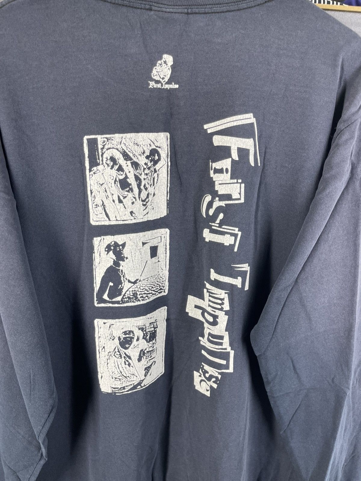 Vintage Vintage 90's First Impulse F Y H Punk Shirt Sun Faded Tee Size US L / EU 52-54 / 3 - 12 Thumbnail