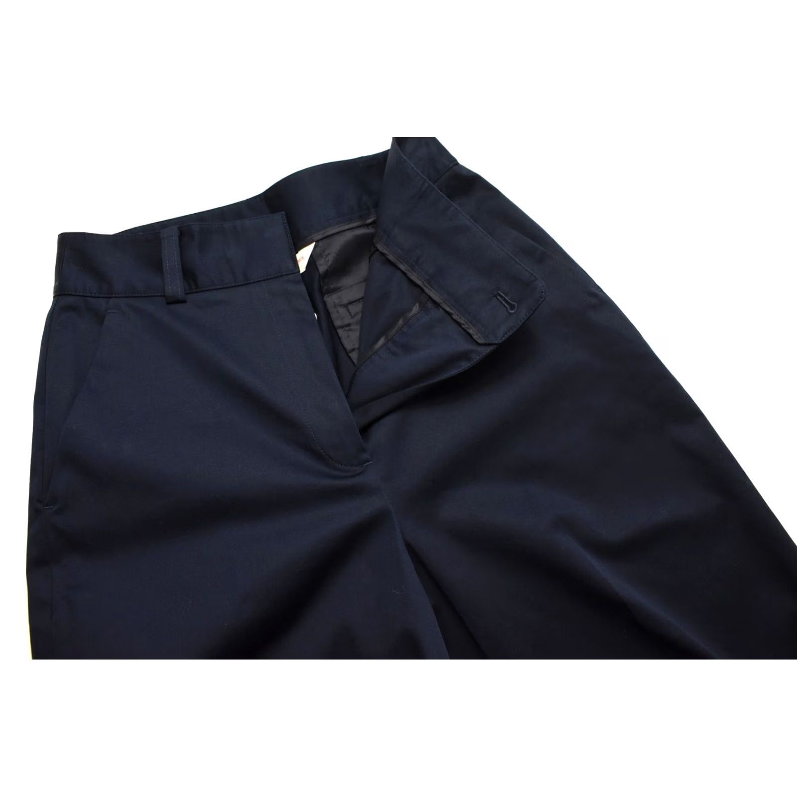 Brooks Brothers BROOKS BROTHERS Red Fleece Trousers Women's UK 6 Zip Fly Flared Leg Logo Blue Size 28" / US 6 / IT 42 - 4 Thumbnail