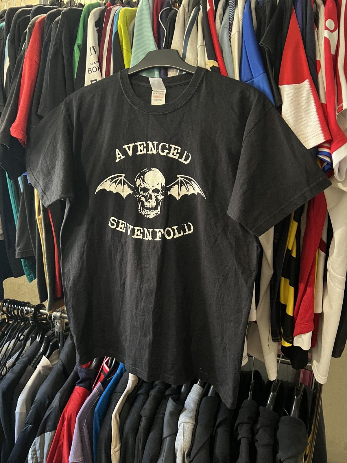 Band Tees × Vintage VINTAGE AVEGED SEVENFOLD HAIL TO THE KING GRAPHIC AOP TEE Size US M / EU 48-50 / 2 - 4 Thumbnail