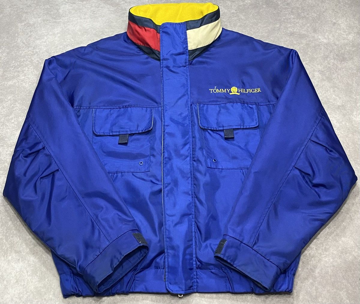 Tommy Hilfiger 90’s Vintage Tommy Hilfiger Heavy Windbreaker/ Sail Jacket Size US L / EU 52-54 / 3 - 1 Thumbnail