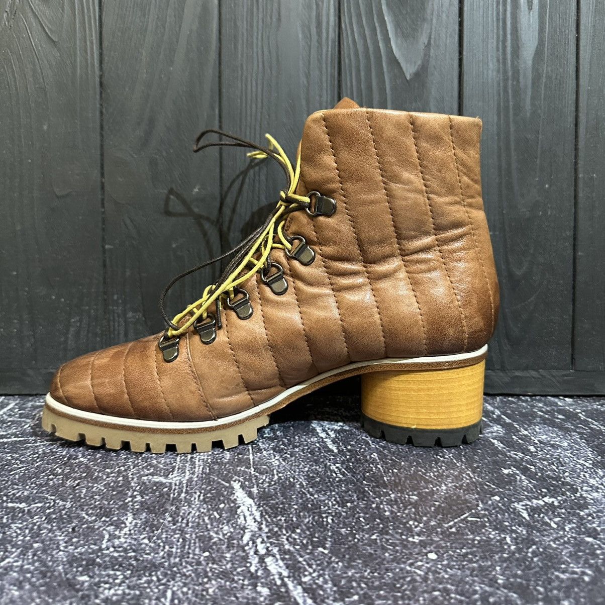 Halmanera HALMANERA Women’s Leather Boots size 37.5eu Rick Owens style Size US 7.5 / IT 37.5 - 9 Thumbnail