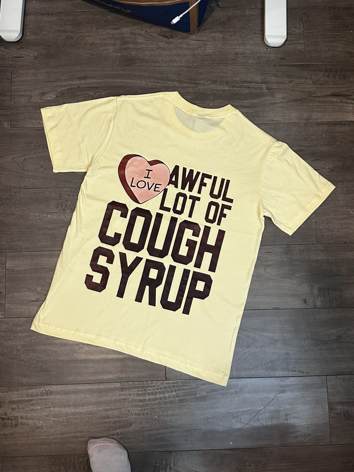 Other Yellow and Brown Cotton Syrup Tshirt Size US L / EU 52-54 / 3 - 2 Thumbnail
