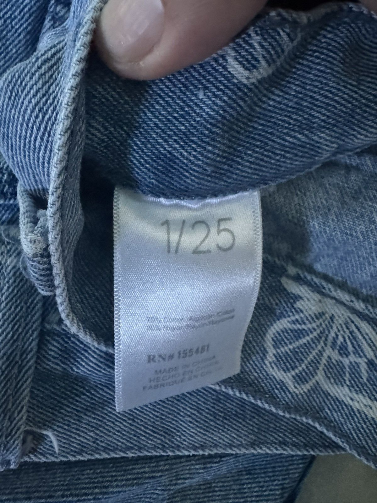 Levi's × Vintage Butterfly jeans Size 25" / US 0 / IT 36 - 5 Thumbnail