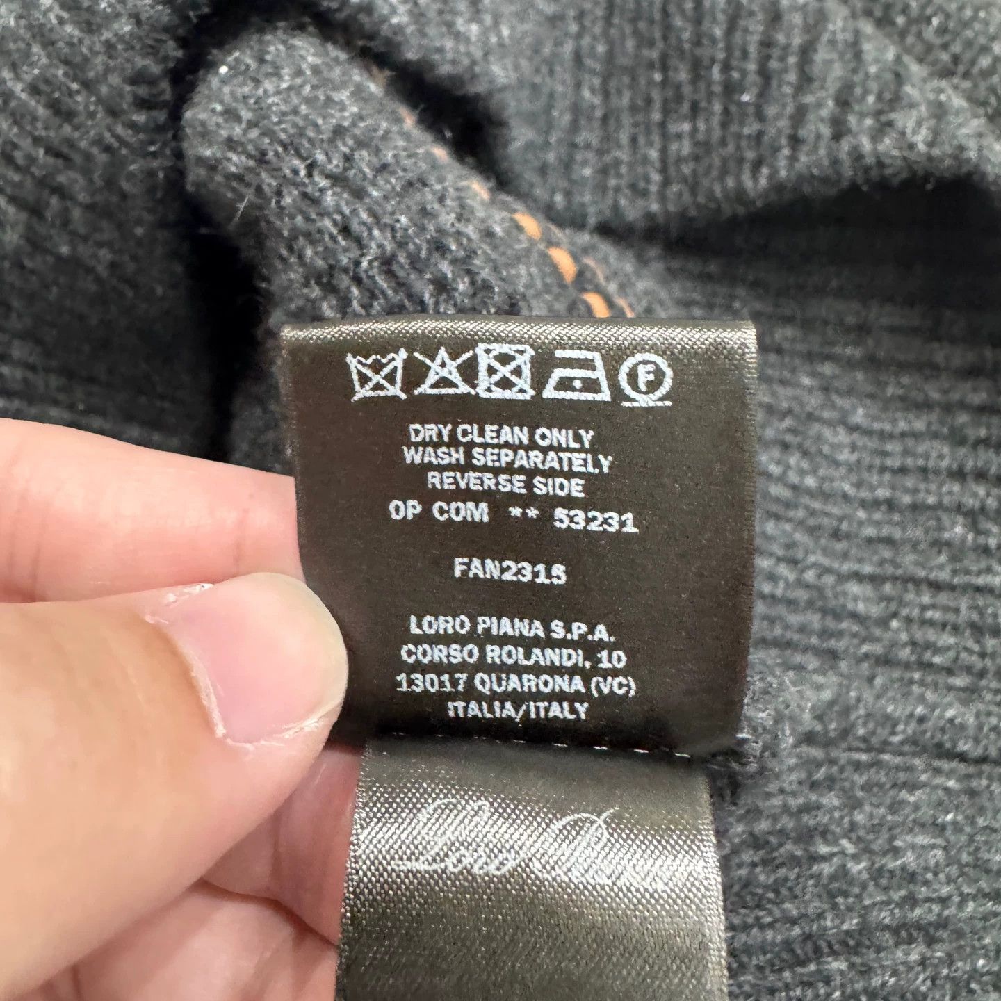 Loro Piana Loro Piana Leather & Cashmere Knit Sweater 48 Size US M / EU 48-50 / 2 - 4 Thumbnail