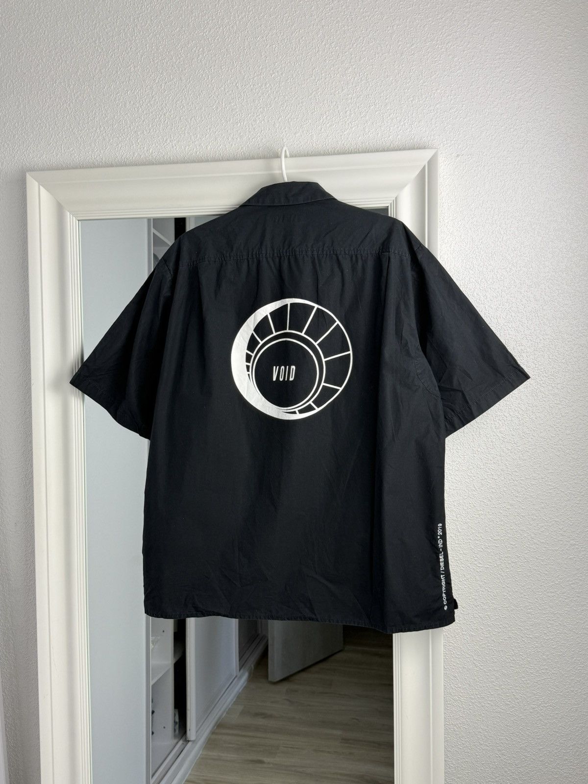 Diesel Diesel Black Shirt “Void” Rare Shirt Diesel Short Sleeve XXL Size US XXL / EU 58 / 5 - 1 Thumbnail