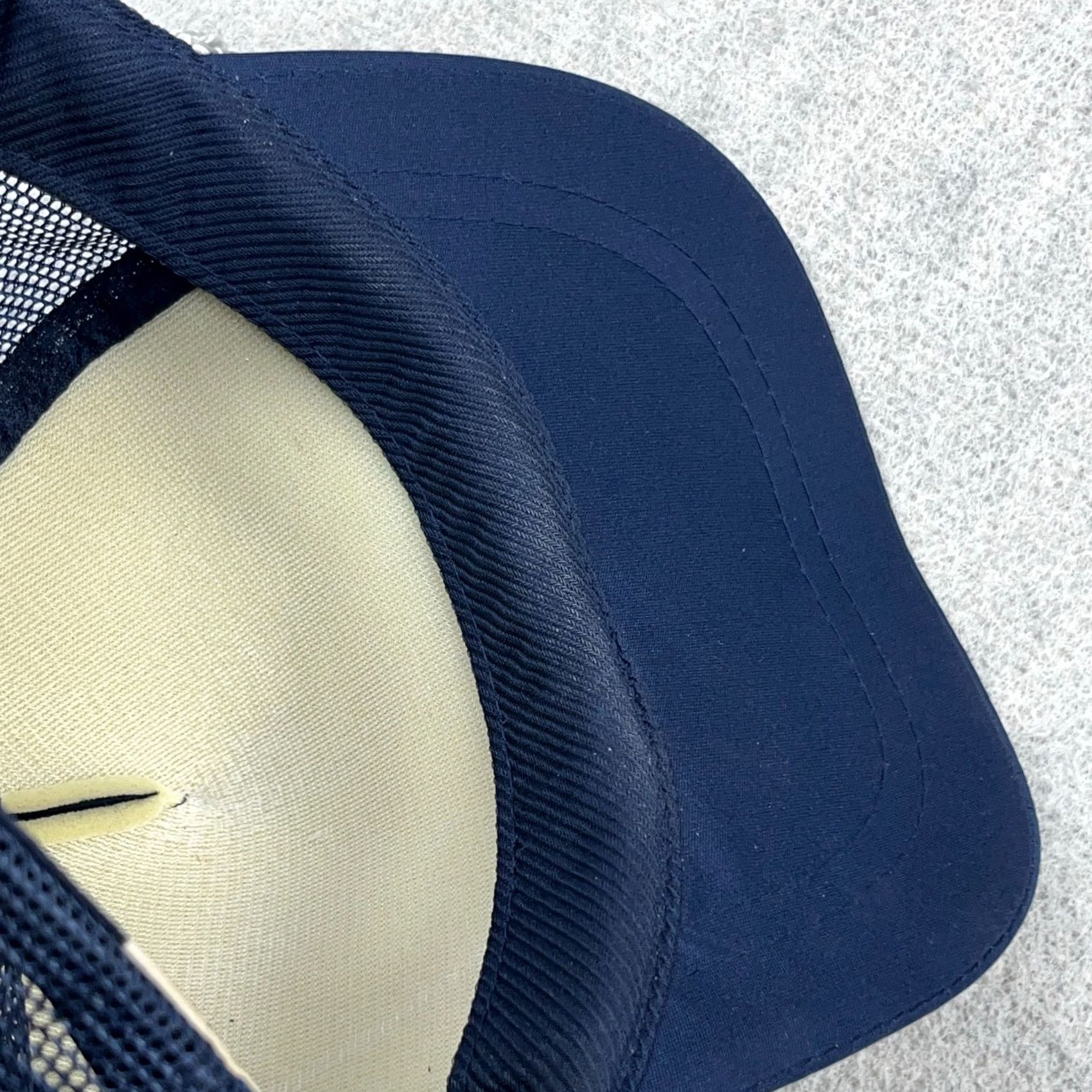 Vintage VINTAGE JJ Trucker Hat Cap Snapback Blue White Rope Stripes Air Force Men One Size Adjustable Mesh Back Size ONE SIZE - 6 Thumbnail