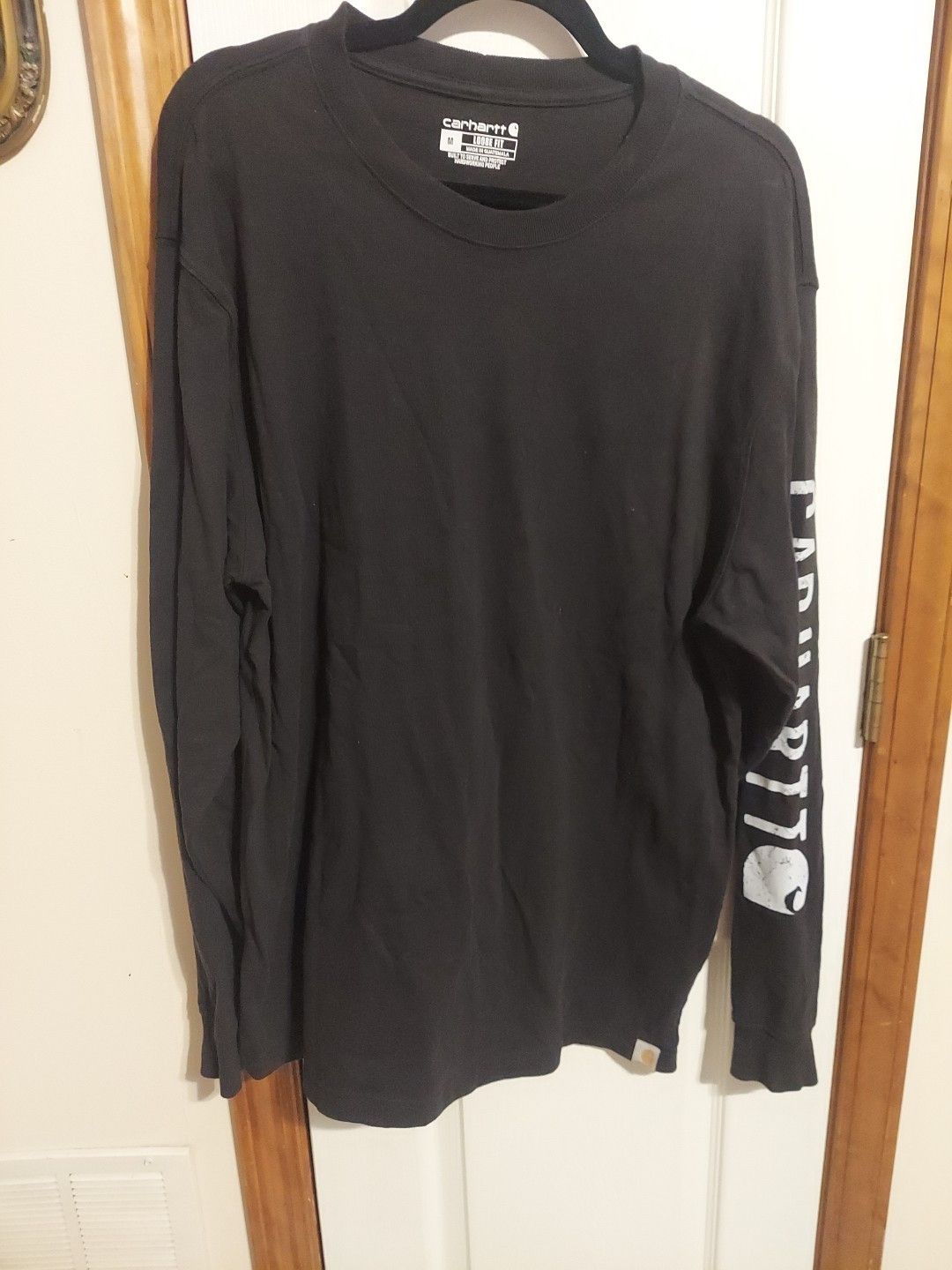 Carhartt Carhartt Long Sleeve T-Shirt Men's Medium Black Loose Fit, Size US M / EU 48-50 / 2 - 3 Thumbnail