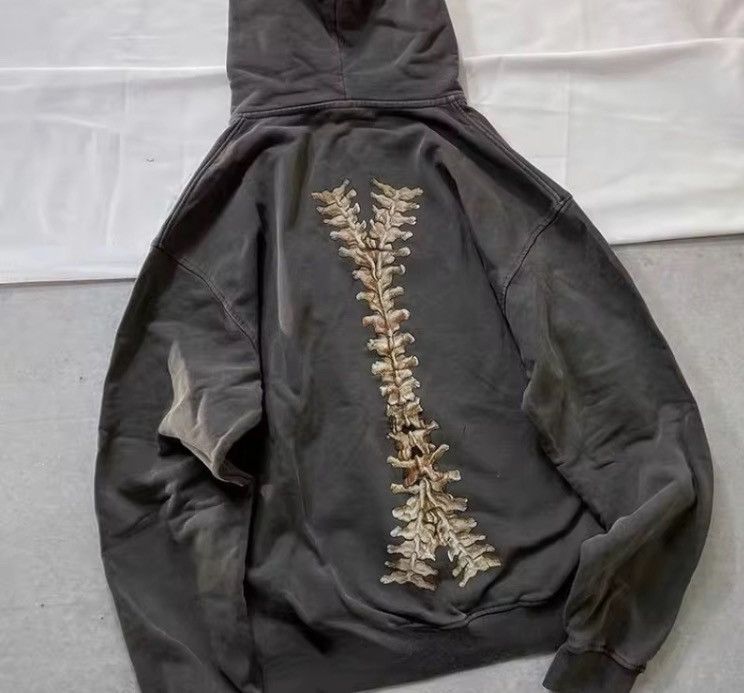 Japanese Brand Kihara x Asai Punk Zip Up Hoodie Gothic Style Skeleton Size US L / EU 52-54 / 3 - 4 Thumbnail