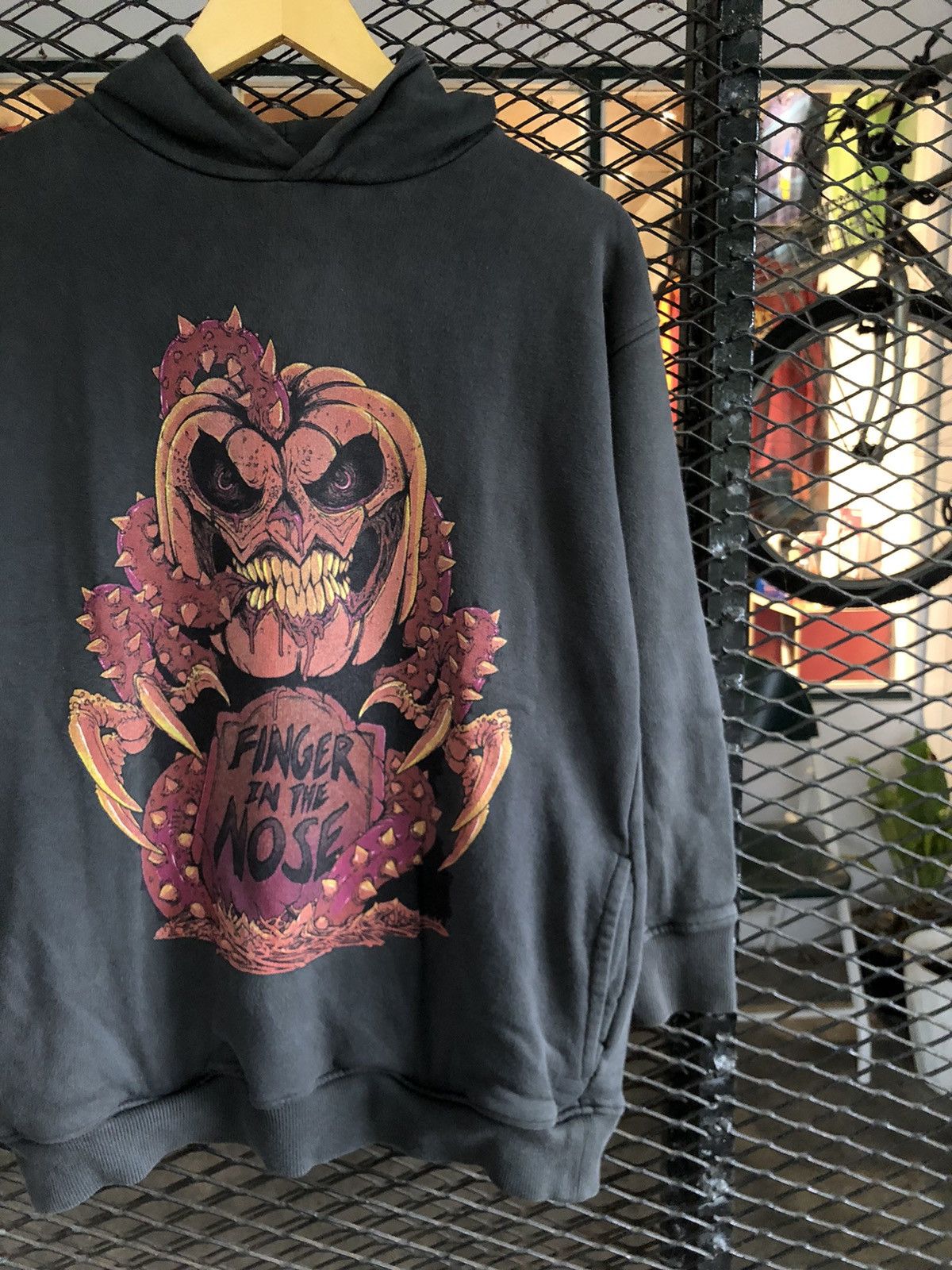 Japanese Brand JAPANESE FINGER IN THE NOSE X BROCK HOFER HOODIE Size US M / EU 48-50 / 2 - 2 Thumbnail
