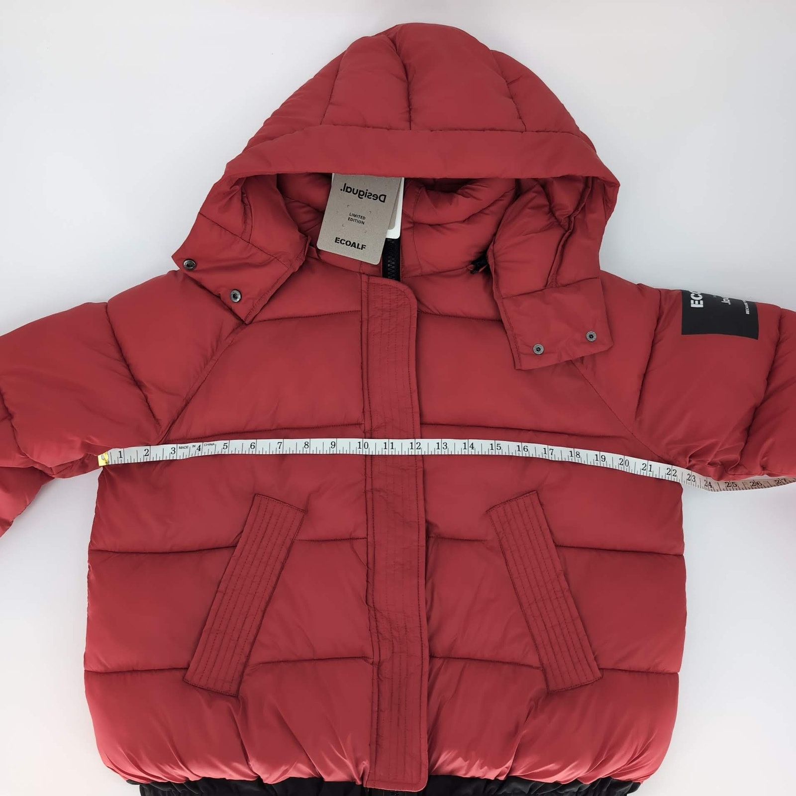 Desigual Desigual x Ecoalf Short Hooded NWT Puffer Jacket US Size XS Size XS / US 0-2 / IT 36-38 - 7 Thumbnail