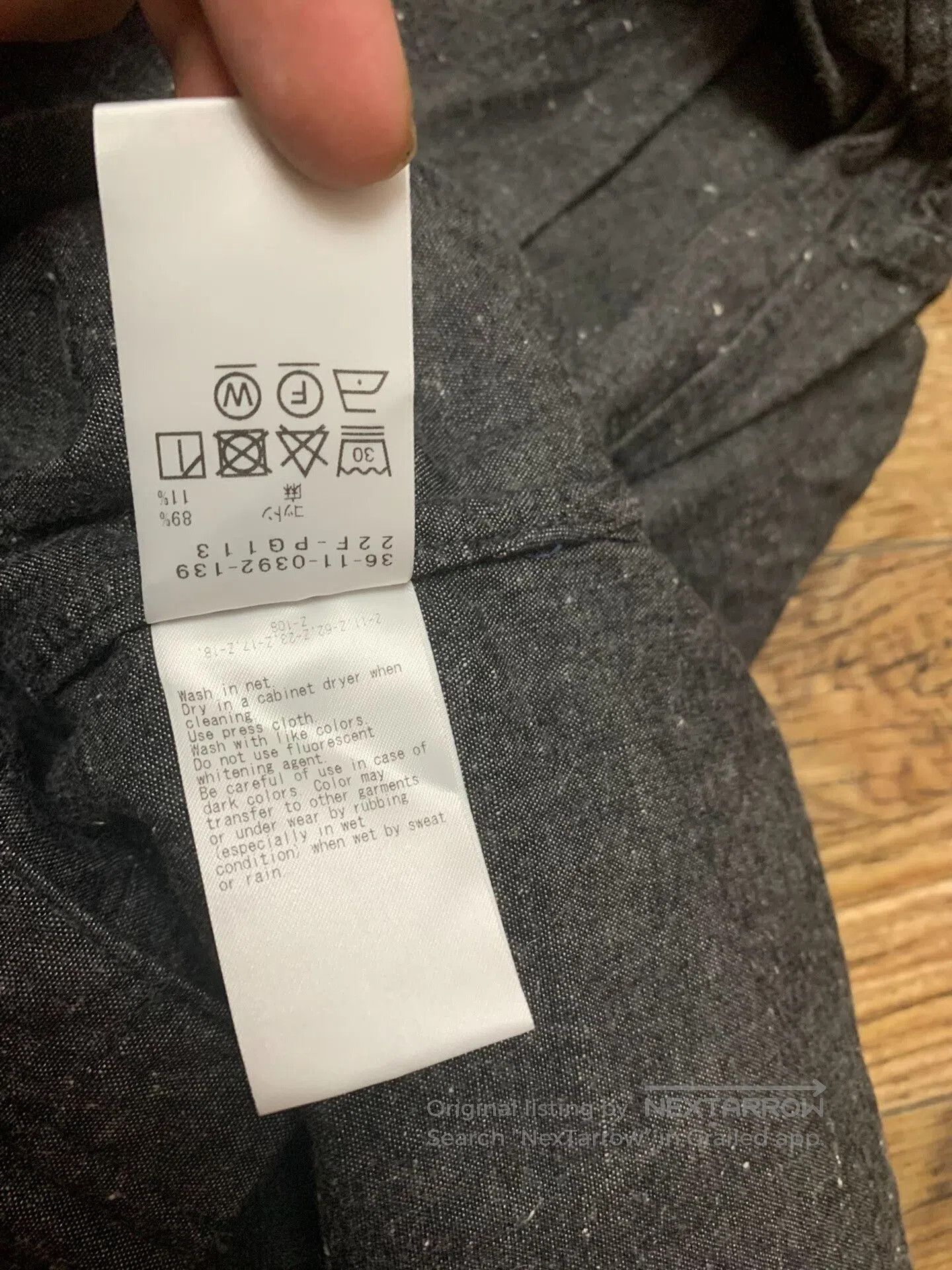 Japanese Brand pilgrim ivan long sleeve shirt. Size US M / EU 48-50 / 2 - 7 Thumbnail