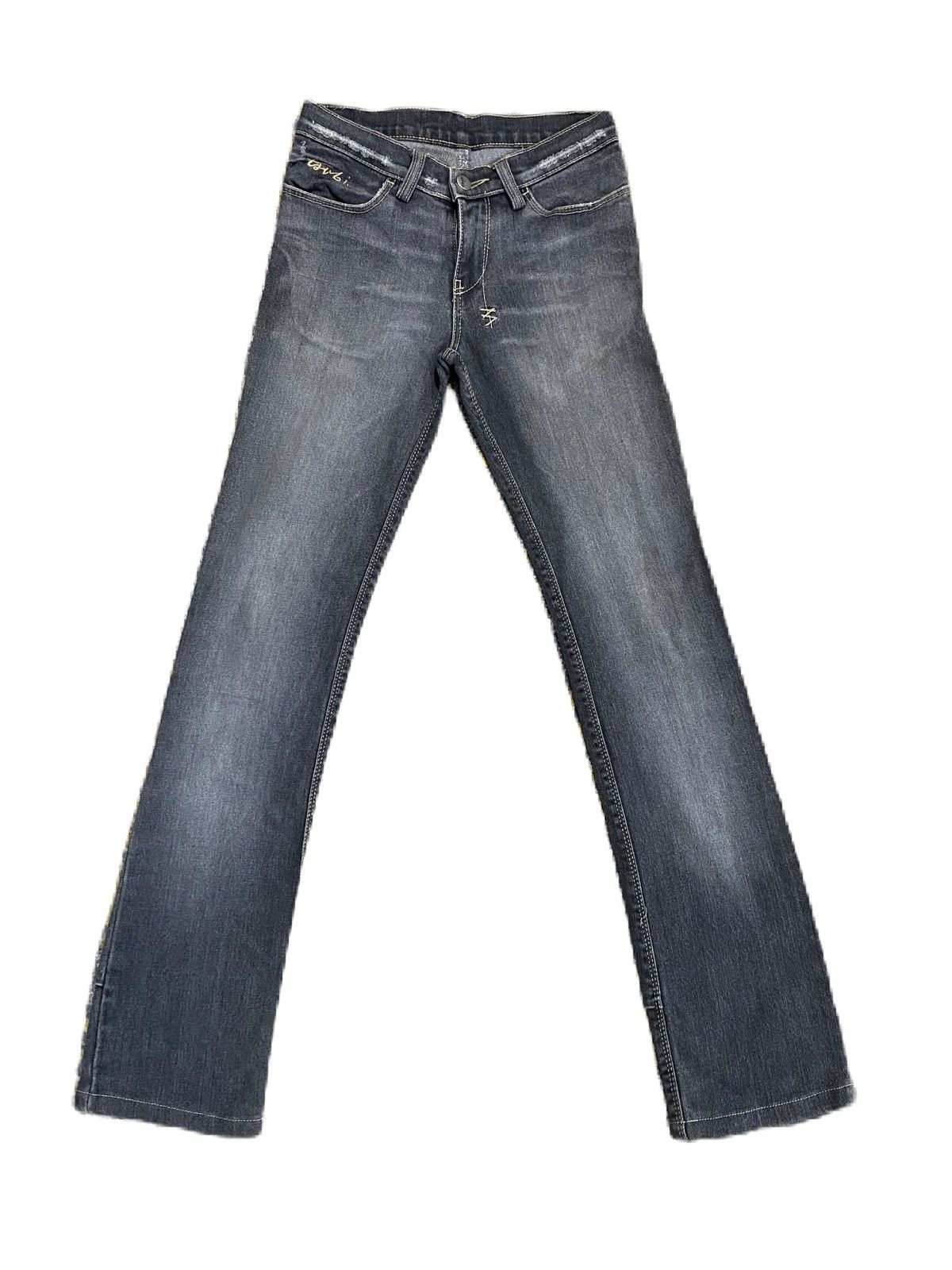 KSUBI STRECH JEANS BLACK SLIM TYPE RIPPED DESIGN RARE