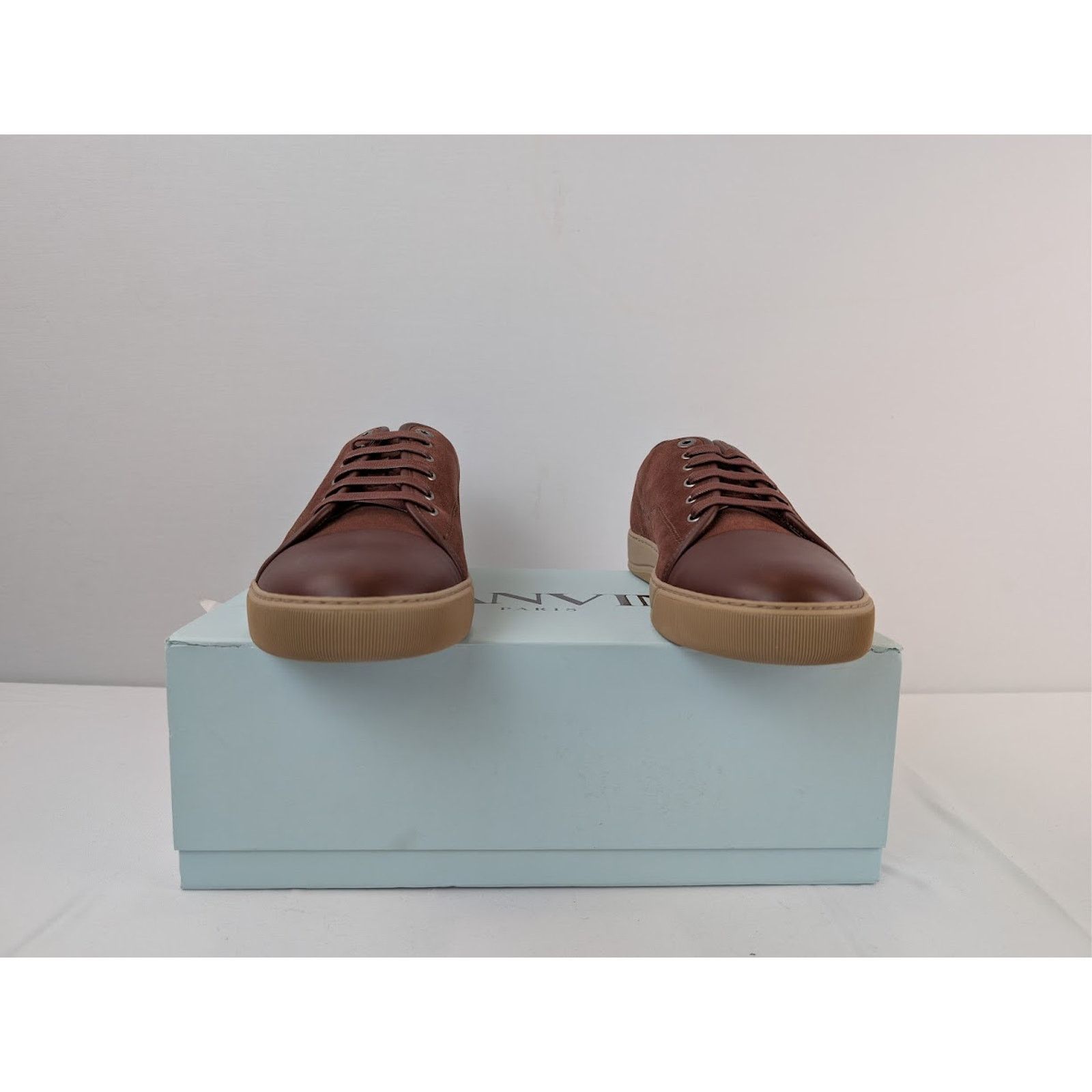Lanvin o1rshd1 DBBI Sneakers in Mahogany Size US 8 / EU 41 - 19 Thumbnail