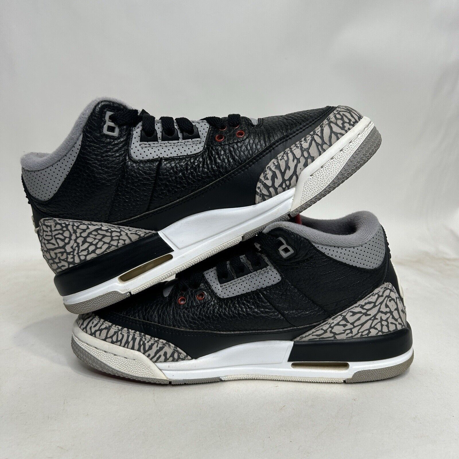 Nike Nike Shoes Air Jordan Retro 3 BG “Black Cement” 2018 Size US 8.5 / IT 38.5 - 3 Thumbnail