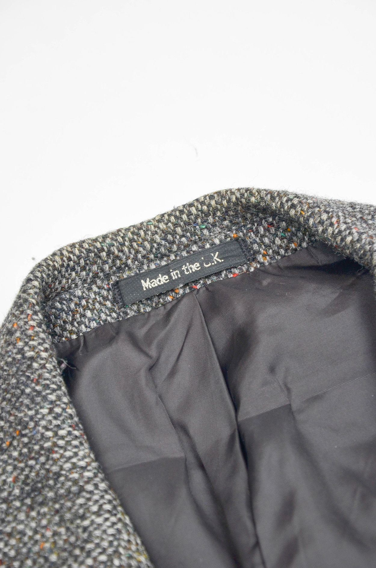 Harris Tweed Harris Tweed Grey Wool Blazer 44R UK Made Size 44R - 8 Thumbnail