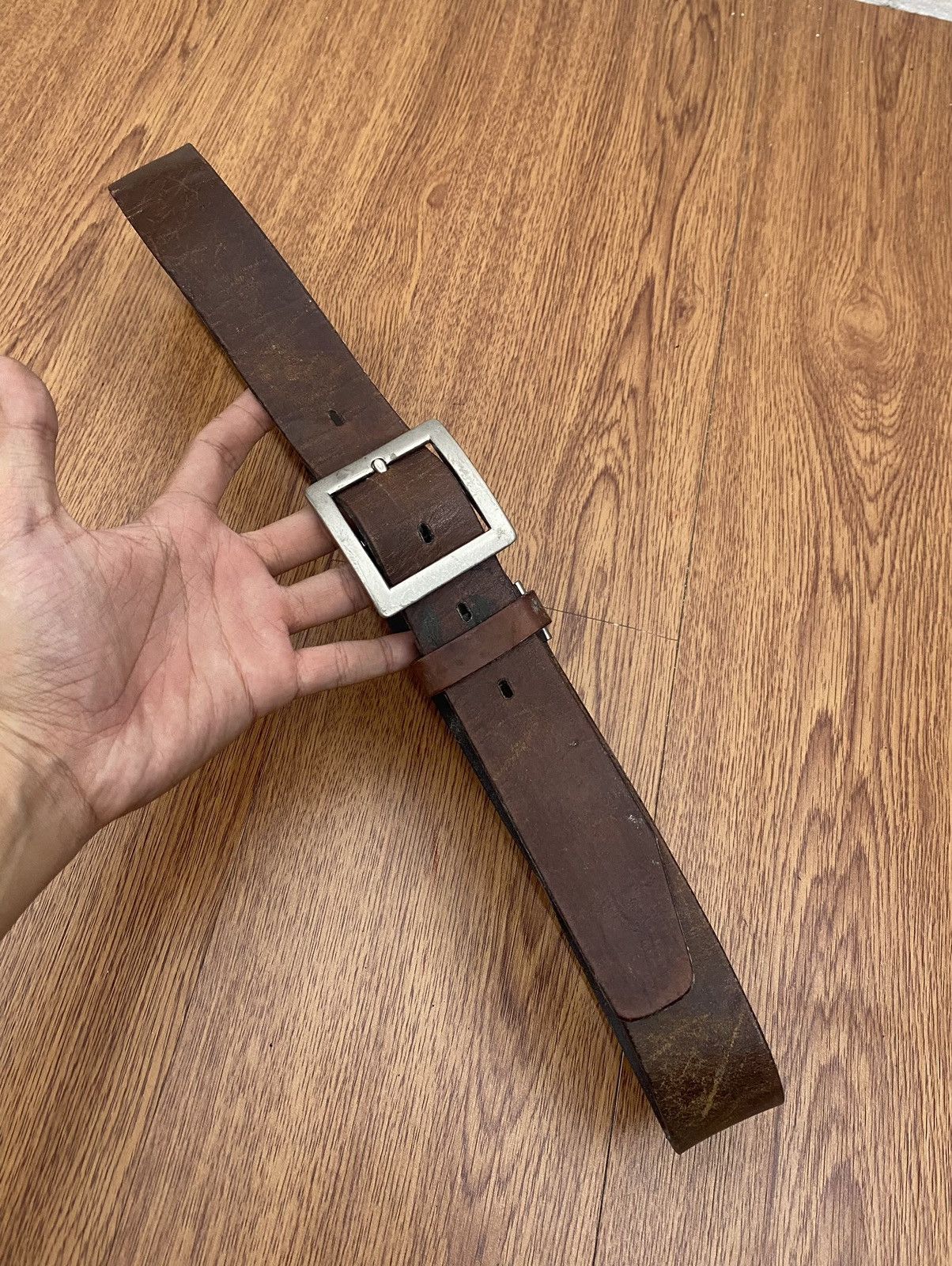 Vintage Vintage Genuine leather from italy belt Size ONE SIZE - 3 Thumbnail