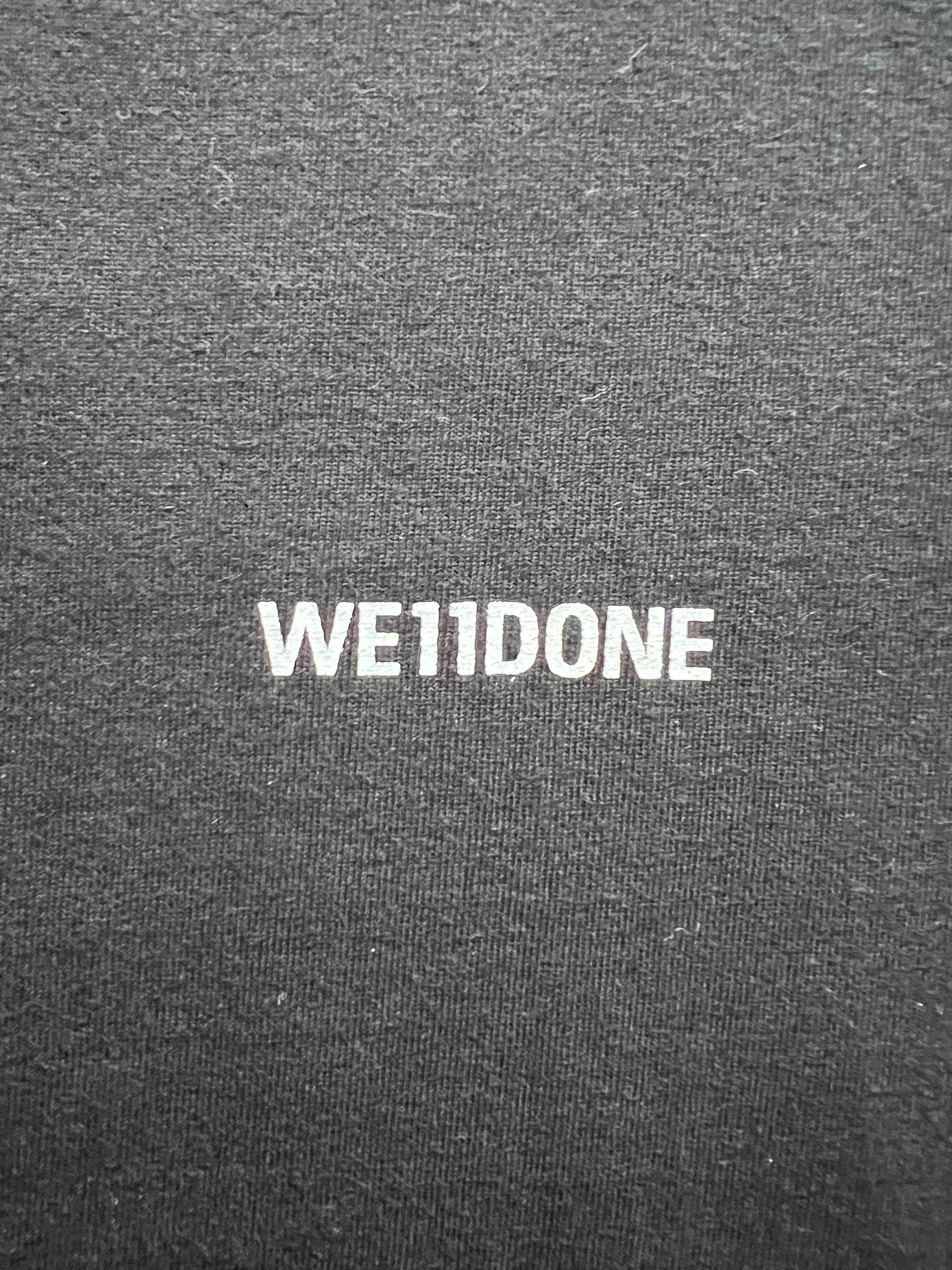 WE11DONE We11done Horror Graphic Oversized T-Shirt - Size S Fits M/L Size US S / EU 44-46 / 1 - 6 Thumbnail