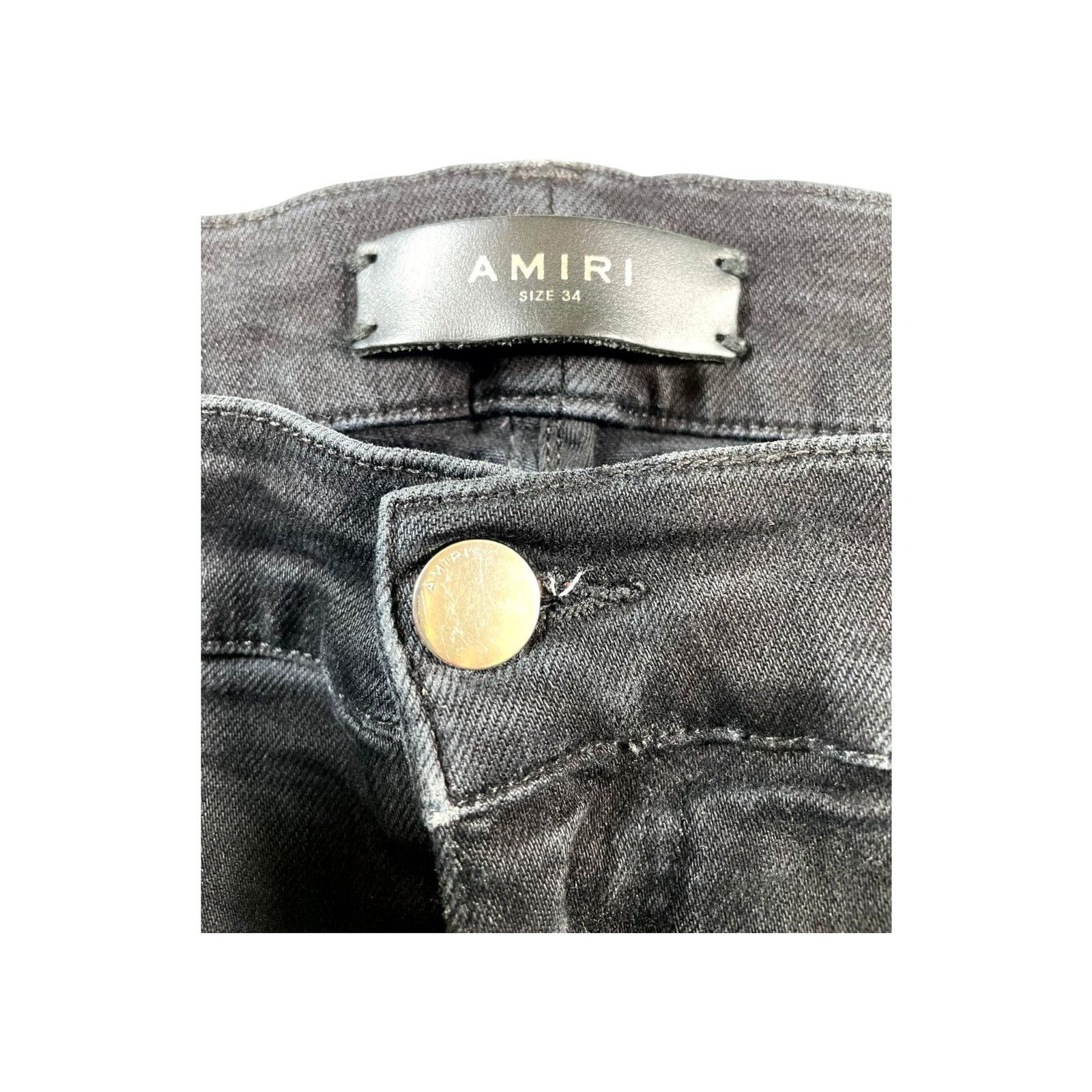 Amiri Amiri Stripe Black Wash & Blue Jeans Size US 34 / EU 50 - 4 Thumbnail