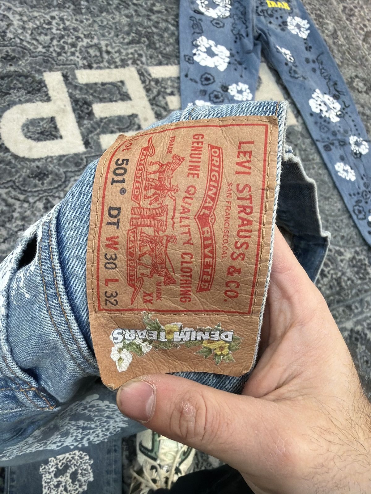 DENIM TEARS × Virgil Abloh Denim tears x Virgil abloh candle jeans Size US 30 / EU 46 - 9 Thumbnail