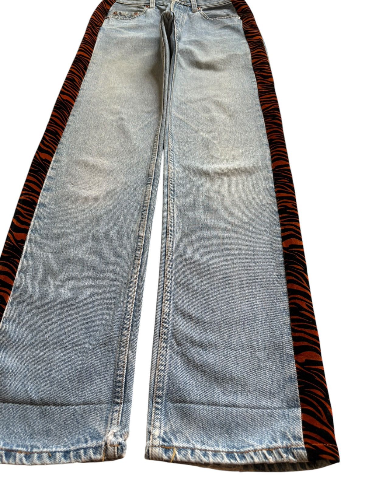 Levi's Vintage 90s Levis 501 Mud Wash Custom Distressed Loose Jeans Size US 29 - 7 Thumbnail