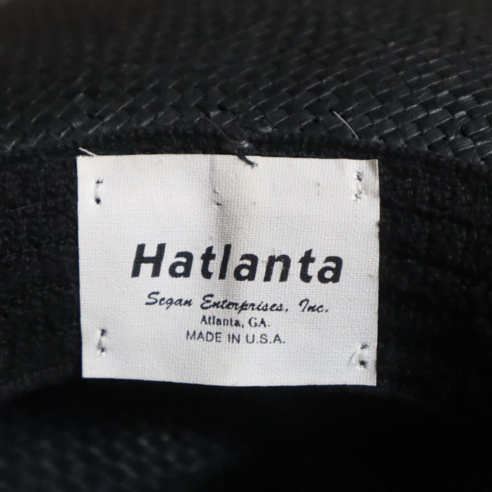 Vintage VINTAGE Hatlanta Wide Brim Straw Hat Women's One Size Black Beaded Band Summer Accessories Size ONE SIZE - 7 Thumbnail