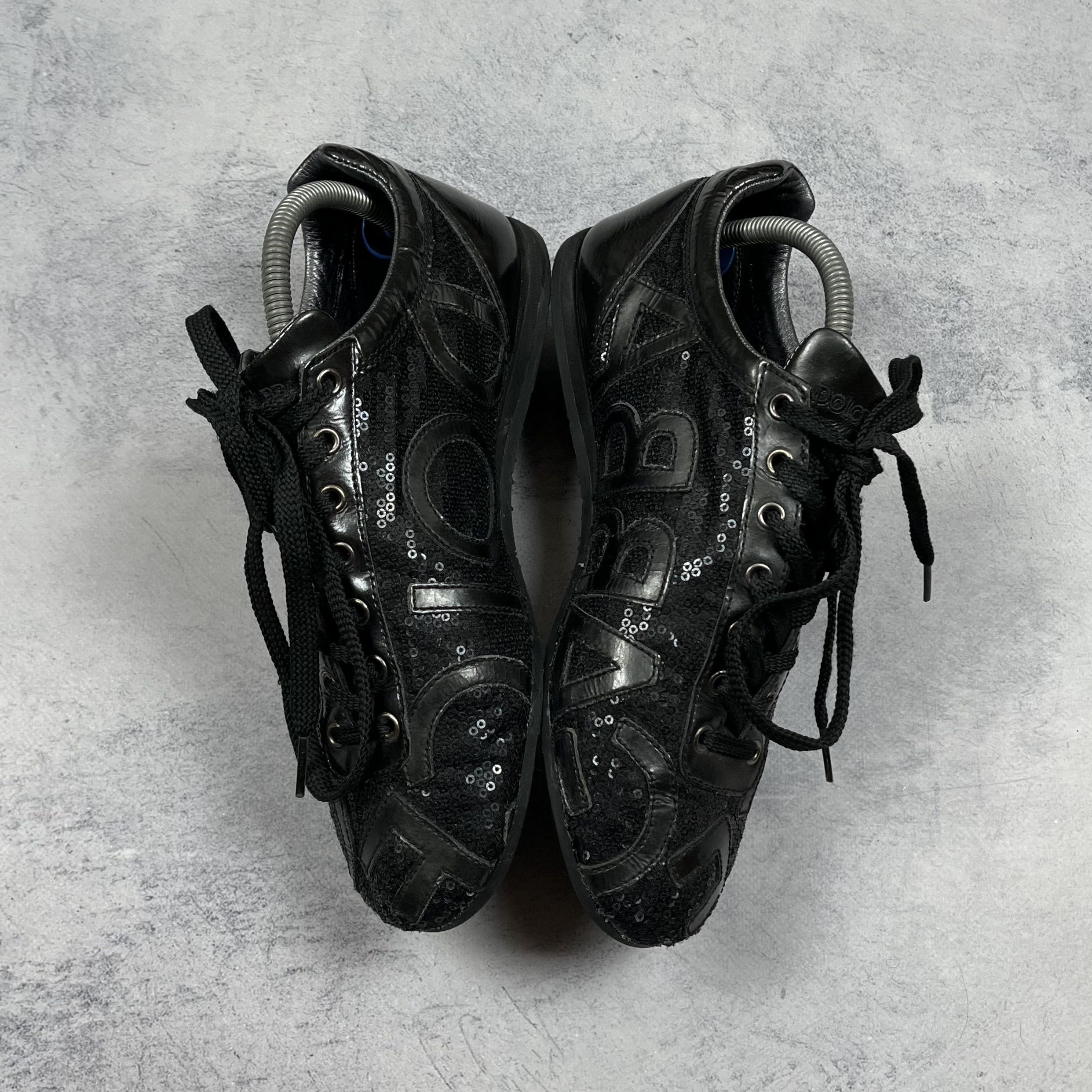 Dolce & Gabbana Dolce & Gabbana Logo Sequined Trainer Shoes Size 40 Size US 7 / EU 40 - 3 Thumbnail