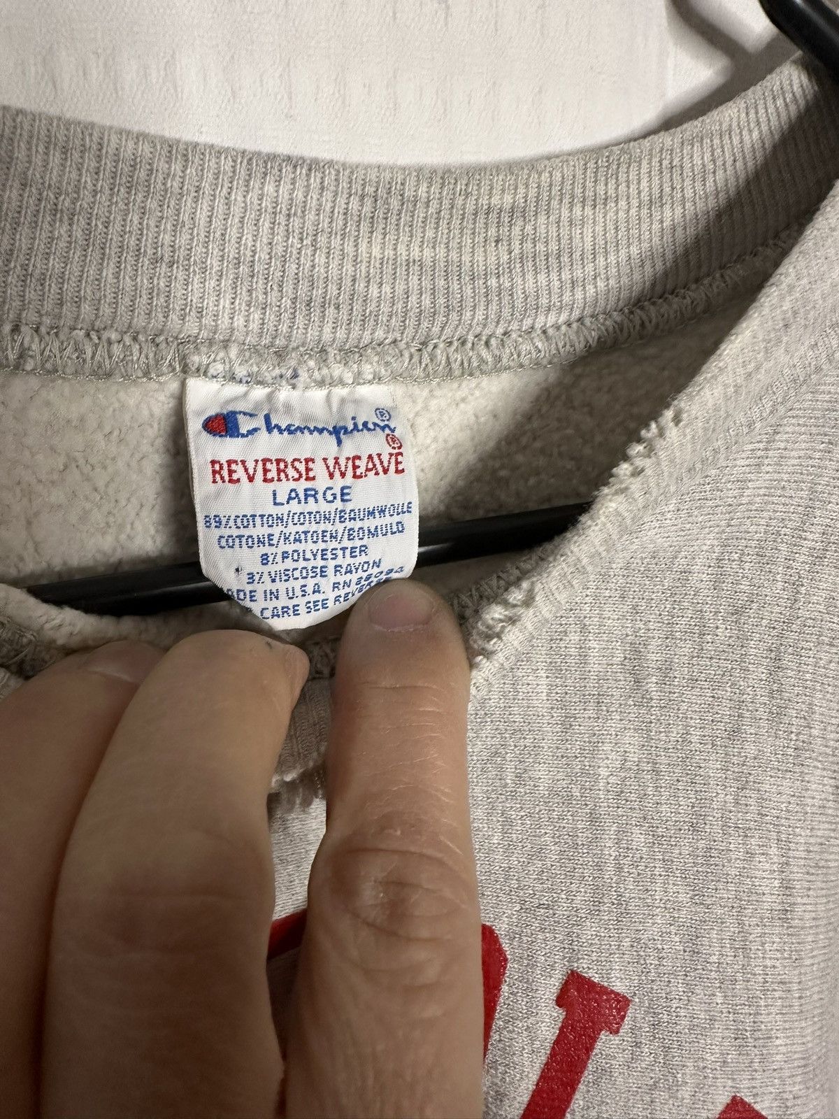Champion VTG 90s Champion Reverse Weave Lincoln Track USA L Size US L / EU 52-54 / 3 - 3 Thumbnail