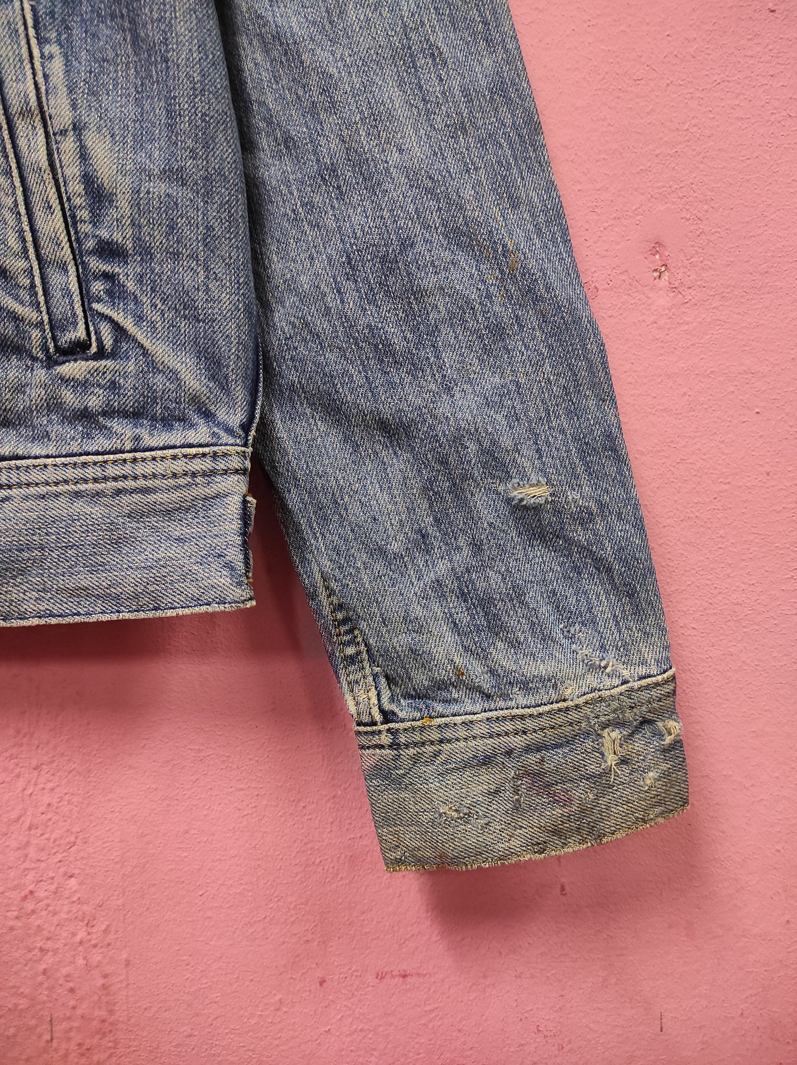 Edwin × Lee × Vintage LEE RIDERS USA EDWIN VTG 70'S TRUCKER JACKET DISTRESSED Size US M / EU 48-50 / 2 - 5 Thumbnail