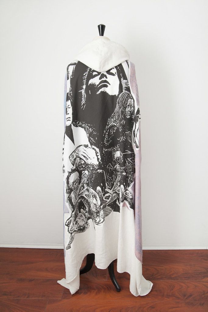 Raf Simons SS04 patched oversized cape Size US XXL / EU 58 / 5 - 1 Thumbnail