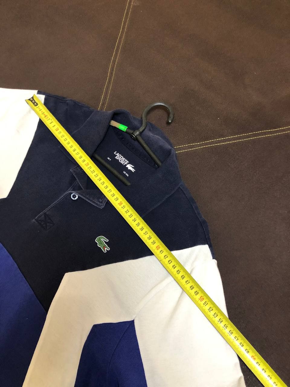 Lacoste LACOSTE Mens Polo Shirt Spotted Cotton Size US XXL / EU 58 / 5 - 7 Thumbnail